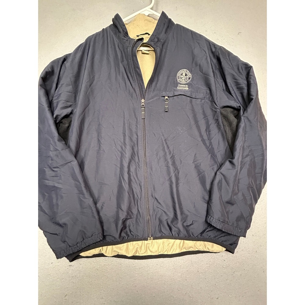 Cutter & Buck Jacket Polyester Navy Blue XL Mens